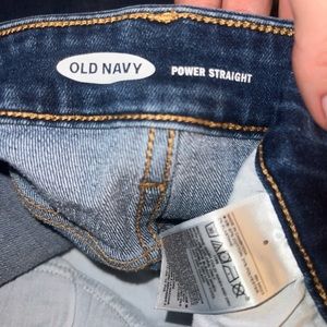 Old Navy power straight Jean size 8